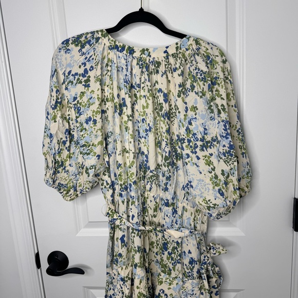 Eloquii elements Floral ruffle Midi Dress 16 - Picture 9 of 12